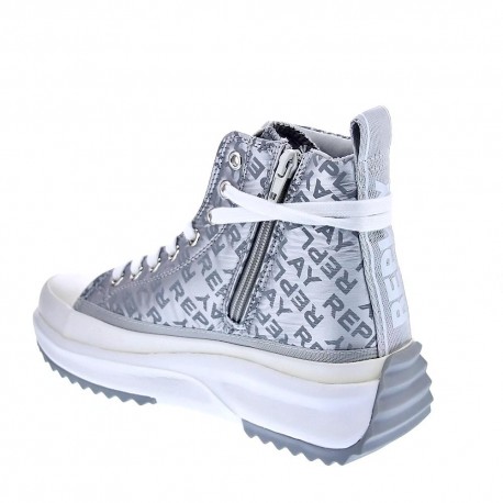 Zapatillas botas Replay zapatos Mujer modelo Aqua Allover Plata 