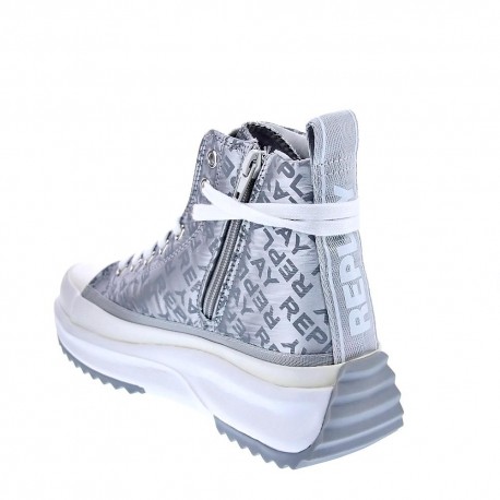 Zapatillas botas Replay zapatos Mujer modelo Aqua Allover Plata 