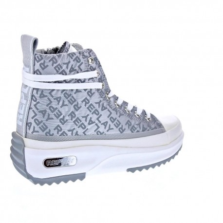 Zapatillas botas Replay zapatos Mujer modelo Aqua Allover Plata 
