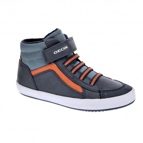 Zapatillas botas Geox zapatos Niño modelo Kalispera Negro 