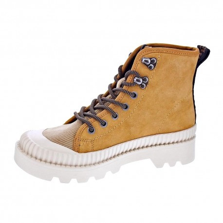 Botines Pepe Jeans zapatos Mujer modelo Ascot Marrón 