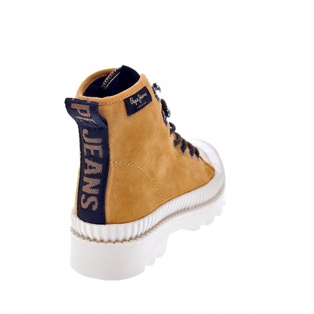 Botines Pepe Jeans zapatos Mujer modelo Ascot Marrón 