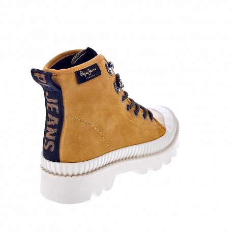 Botines Pepe Jeans zapatos Mujer modelo Ascot Marrón 