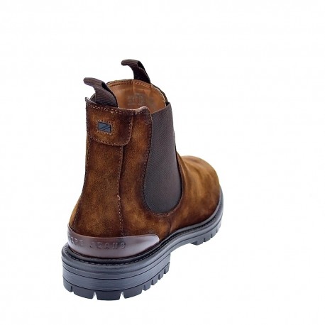 Botines Pepe Jeans zapatos Hombre modelo Ned Boot Chelsea Marrón 