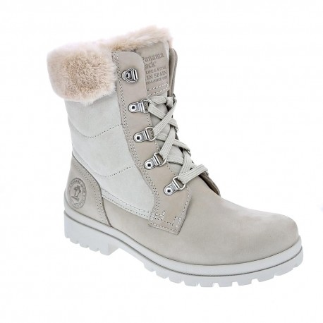 Botines Panama Jack zapatos Mujer modelo Tuscani Beige 