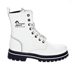 Botines Panama Jack zapatos Mujer modelo Fortune Blanco  2