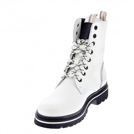 Botines Panama Jack zapatos Mujer modelo Fortune Blanco 