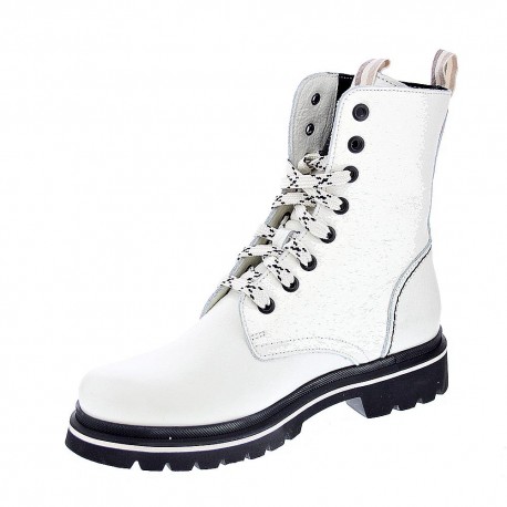 Botines Panama Jack zapatos Mujer modelo Fortune Blanco 
