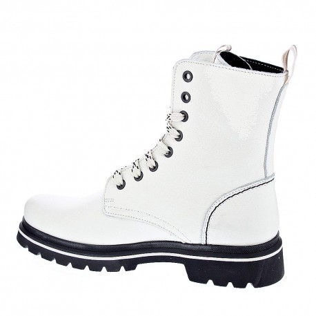 Botines Panama Jack zapatos Mujer modelo Fortune Blanco 