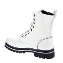Botines Panama Jack zapatos Mujer modelo Fortune Blanco 
