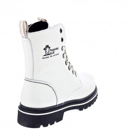 Botines Panama Jack zapatos Mujer modelo Fortune Blanco 