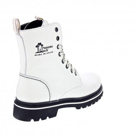 Botines Panama Jack zapatos Mujer modelo Fortune Blanco 