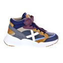 Zapatillas botas Munich zapatos Niño modelo Mini Track Azul 