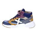 Zapatillas botas Munich zapatos Niño modelo Mini Track Azul 