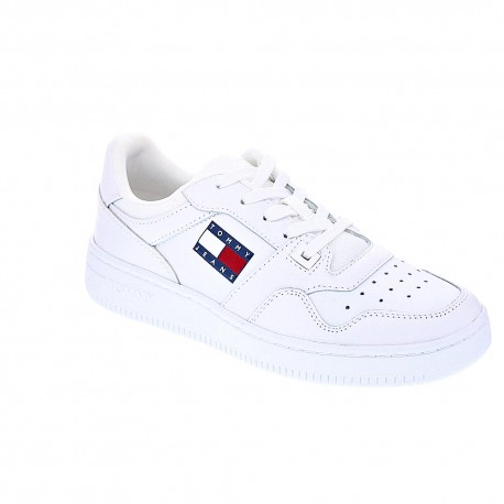 Zapatillas Tommy Hilfiger zapatos Mujer modelo Retro Basket Blanco 