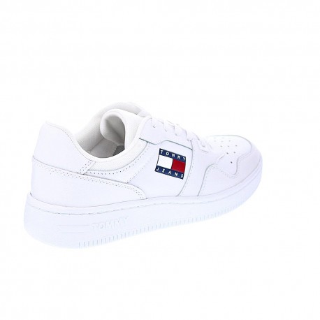 Zapatillas Tommy Hilfiger zapatos Mujer modelo Retro Basket Blanco 