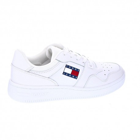 Zapatillas Tommy Hilfiger zapatos Mujer modelo Retro Basket Blanco 
