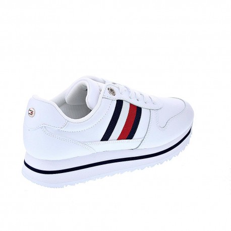 Zapatillas Tommy Hilfiger zapatos Mujer modelo Lifestyle Runner Blanco 