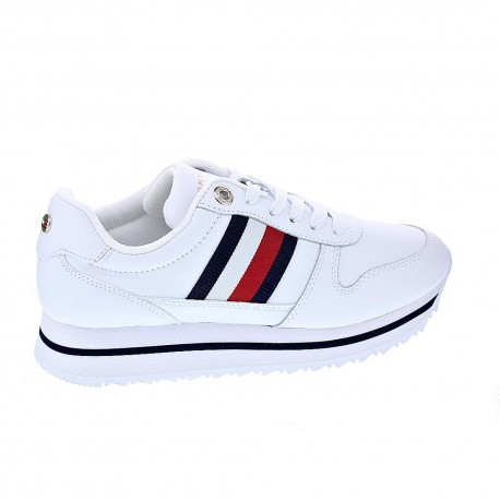 Zapatillas Tommy Hilfiger zapatos Mujer modelo Lifestyle Runner Blanco 