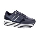 Zapatillas Tommy Hilfiger zapatos Mujer modelo Stripes Trainer Negro 