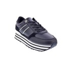 Zapatillas Tommy Hilfiger zapatos Mujer modelo Stripes Trainer Negro 