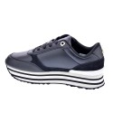 Zapatillas Tommy Hilfiger zapatos Mujer modelo Stripes Trainer Negro 