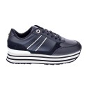 Zapatillas Tommy Hilfiger zapatos Mujer modelo Stripes Trainer Negro 