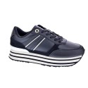 Zapatillas Tommy Hilfiger zapatos Mujer modelo Stripes Trainer Negro 