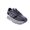 Zapatillas Tommy Hilfiger zapatos Mujer modelo Stripes Trainer Negro 