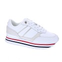 Zapatillas Tommy Hilfiger zapatos Mujer modelo Stripes Trainer Blanco 