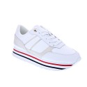 Zapatillas Tommy Hilfiger zapatos Mujer modelo Stripes Trainer Blanco 
