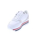 Zapatillas Tommy Hilfiger zapatos Mujer modelo Stripes Trainer Blanco 