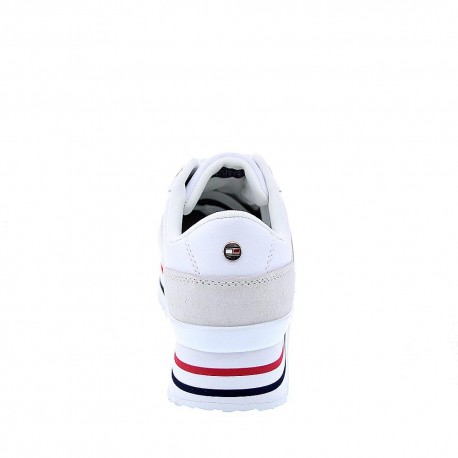 Zapatillas Tommy Hilfiger zapatos Mujer modelo Stripes Trainer Blanco 