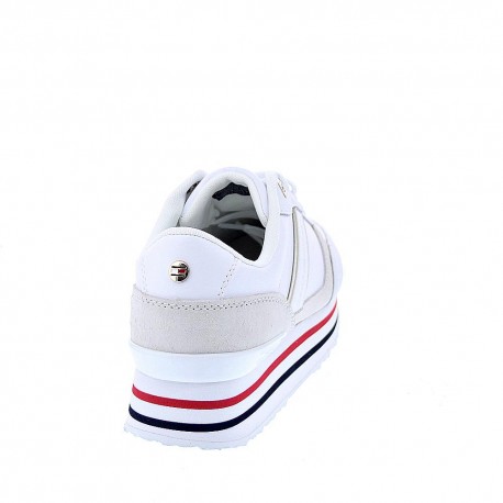Zapatillas Tommy Hilfiger zapatos Mujer modelo Stripes Trainer Blanco 