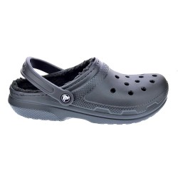 Zuecos Crocs zapatos Hombre modelo Classic Lined Negro  2