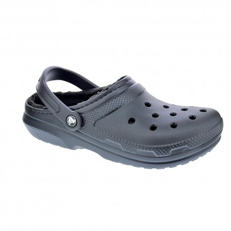 Zuecos Crocs zapatos Hombre modelo Classic Lined Negro 