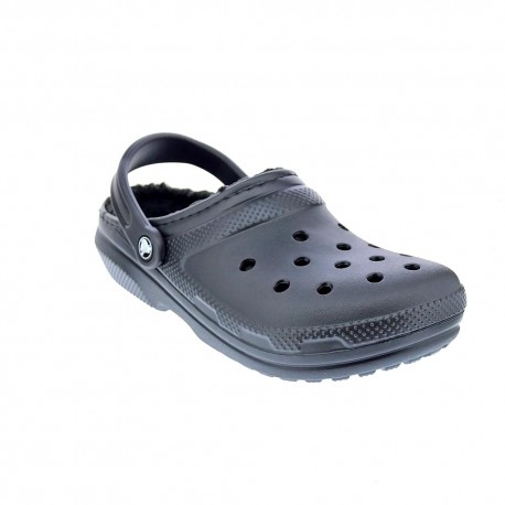 Zuecos Crocs zapatos Hombre modelo Classic Lined Negro 