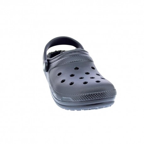 Zuecos Crocs zapatos Hombre modelo Classic Lined Negro 