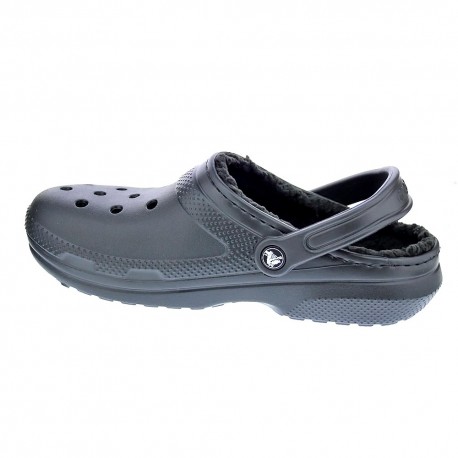 Zuecos Crocs zapatos Hombre modelo Classic Lined Negro 