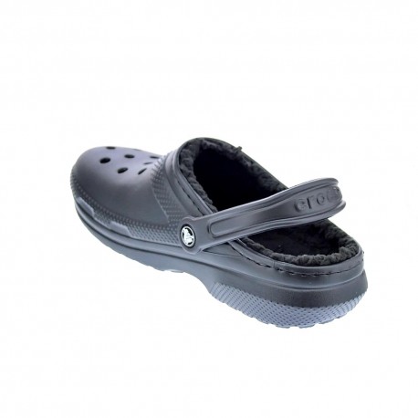 Zuecos Crocs zapatos Hombre modelo Classic Lined Negro 