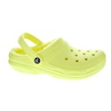 Zuecos Crocs zapatos Mujer modelo Classic Lined Amarillo 