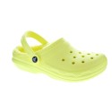 Zuecos Crocs zapatos Mujer modelo Classic Lined Amarillo 