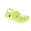 Zuecos Crocs zapatos Mujer modelo Classic Lined Amarillo 