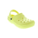 Zuecos Crocs zapatos Mujer modelo Classic Lined Amarillo 