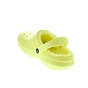 Zuecos Crocs zapatos Mujer modelo Classic Lined Amarillo 