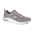 Zapatillas Skechers zapatos Mujer modelo Arch Fit Gris 