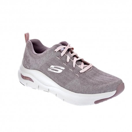 Zapatillas Skechers zapatos Mujer modelo Arch Fit Gris 