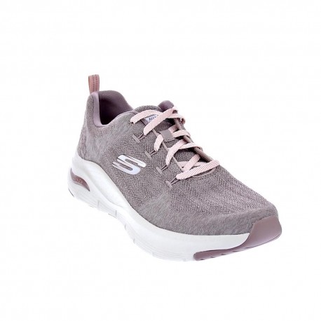 Zapatillas Skechers zapatos Mujer modelo Arch Fit Gris 