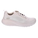 Zapatillas Skechers zapatos Mujer modelo Bovs Squad Beige 