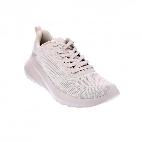 Zapatillas Skechers zapatos Mujer modelo Bovs Squad Beige 